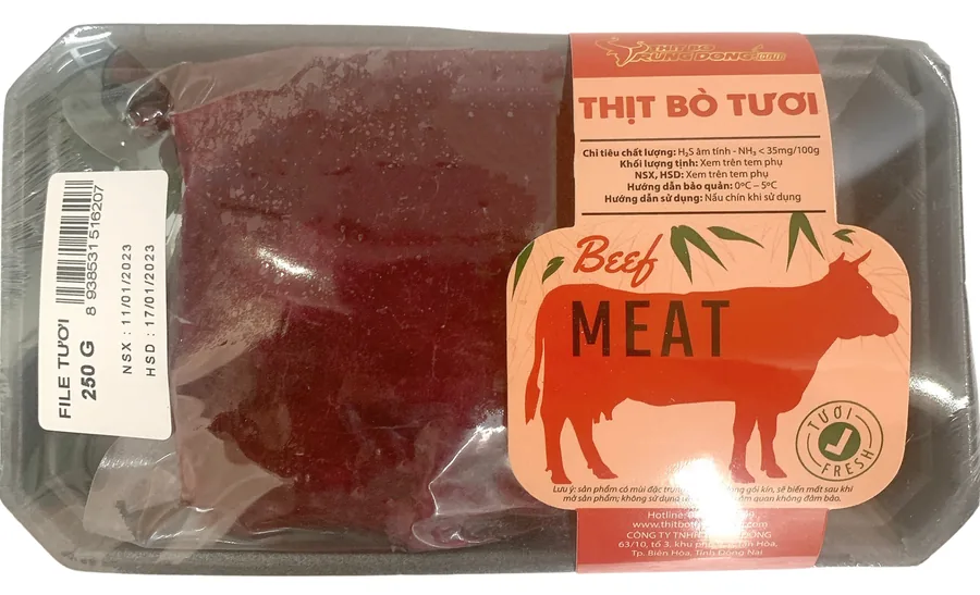 File Bò Việt Tươi (khay 250 gram)
