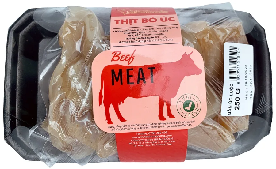 Gân Luộc Bò Úc Tươi (khay 250 gram)