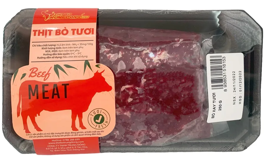 Thịt Bò Xay Việt Tươi (khay 250 gram)
