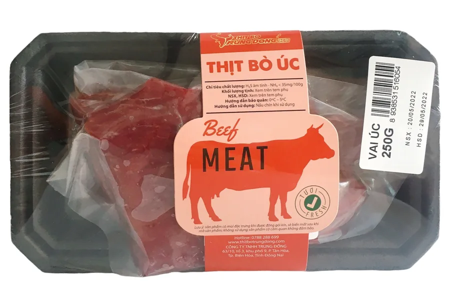 Vai Bò Úc Tươi (khay 250 gram)